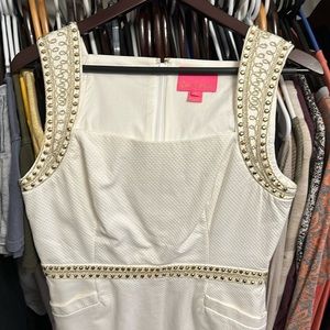 EUC Lilly Pulitzer White Dress in Size 4